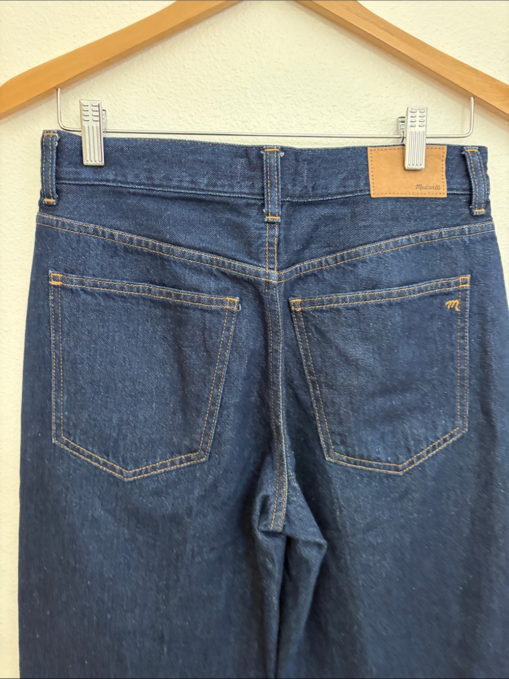 Madewell Dark Blue Superwide-Leg Jeans - Picture 6 of 12